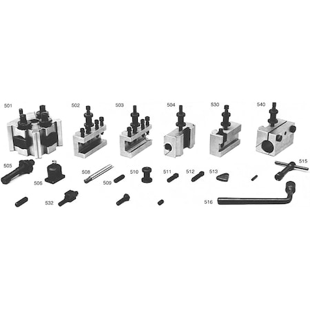 Stm Model B 1418 Turret Quick Change Tool Posts 386103